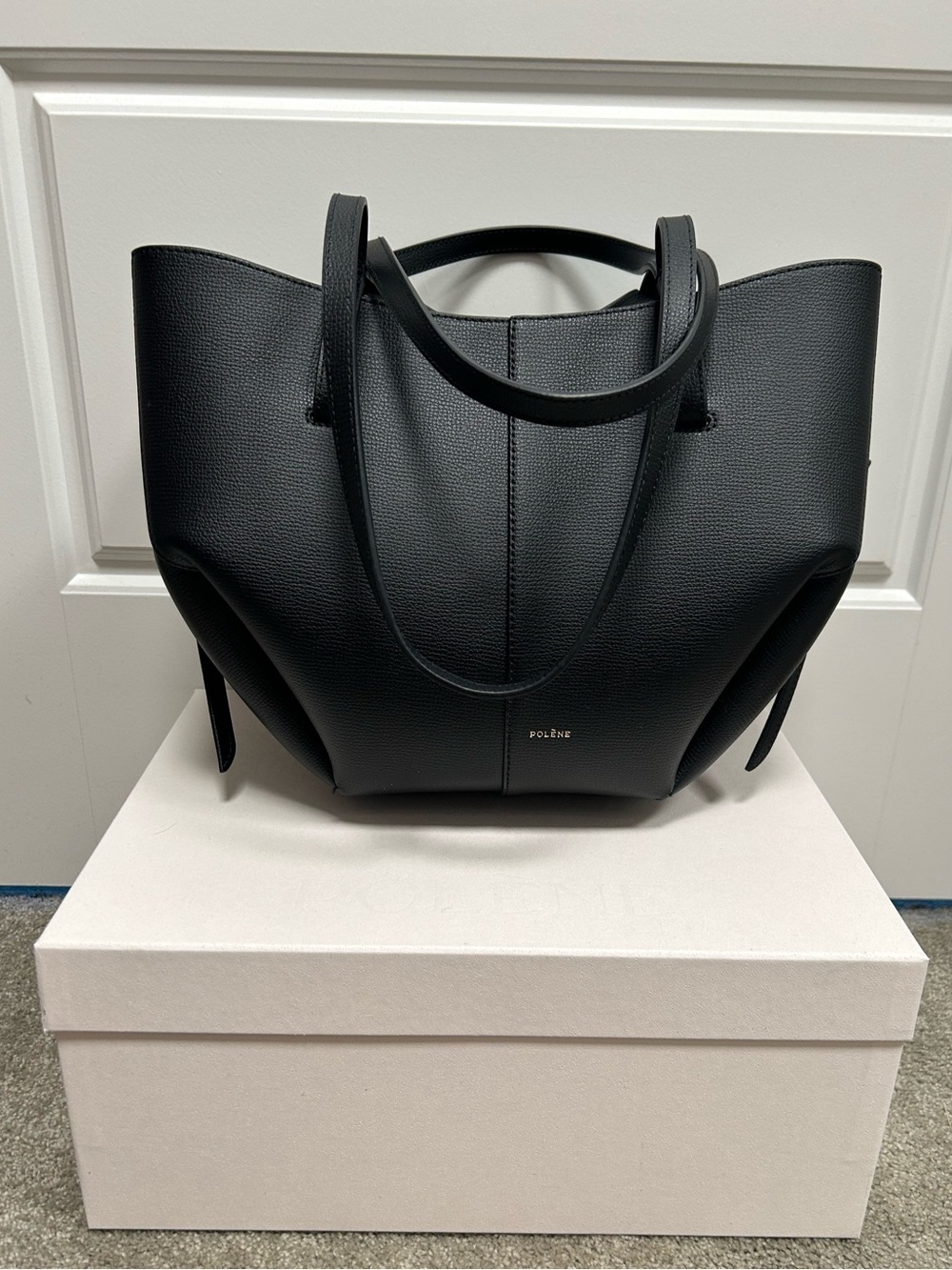 Polene Cyme Mini in Noir - Picture 3 of 10